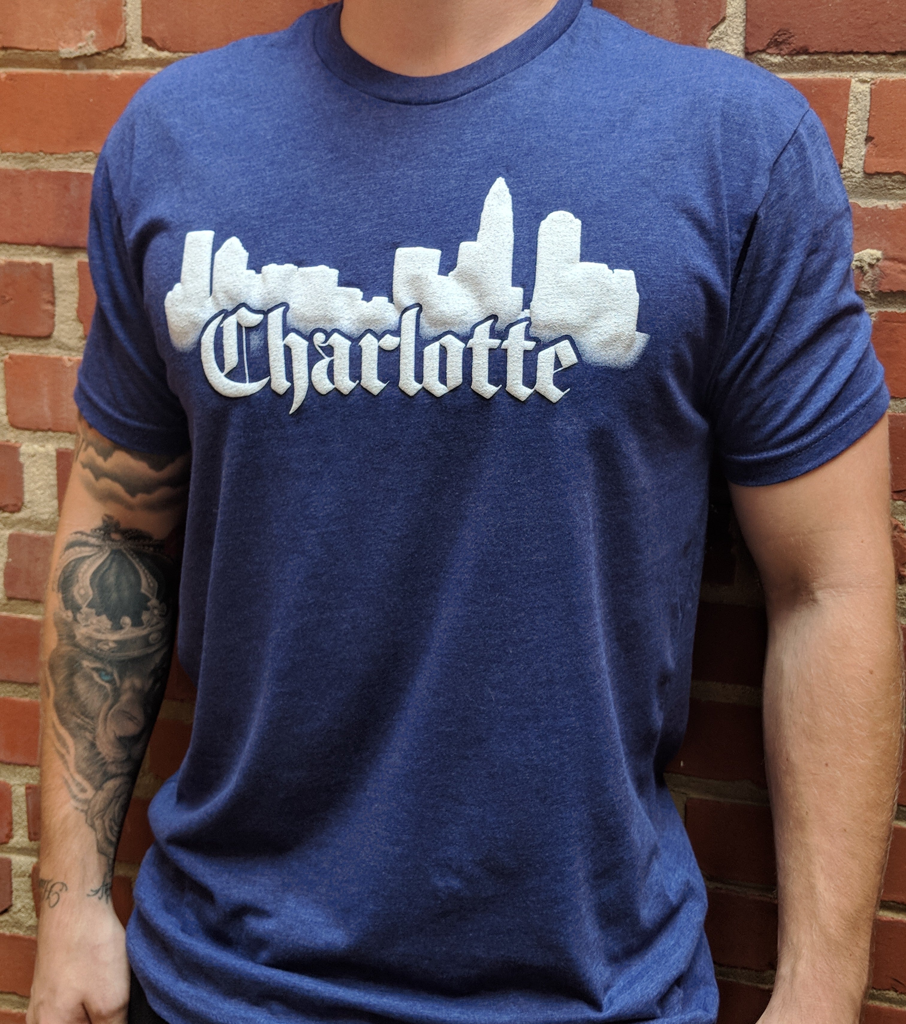 Charlotte, NC City Skyline - Charlotte Pride Carolina Panthers T-shirt –  Ann Arbor Tees