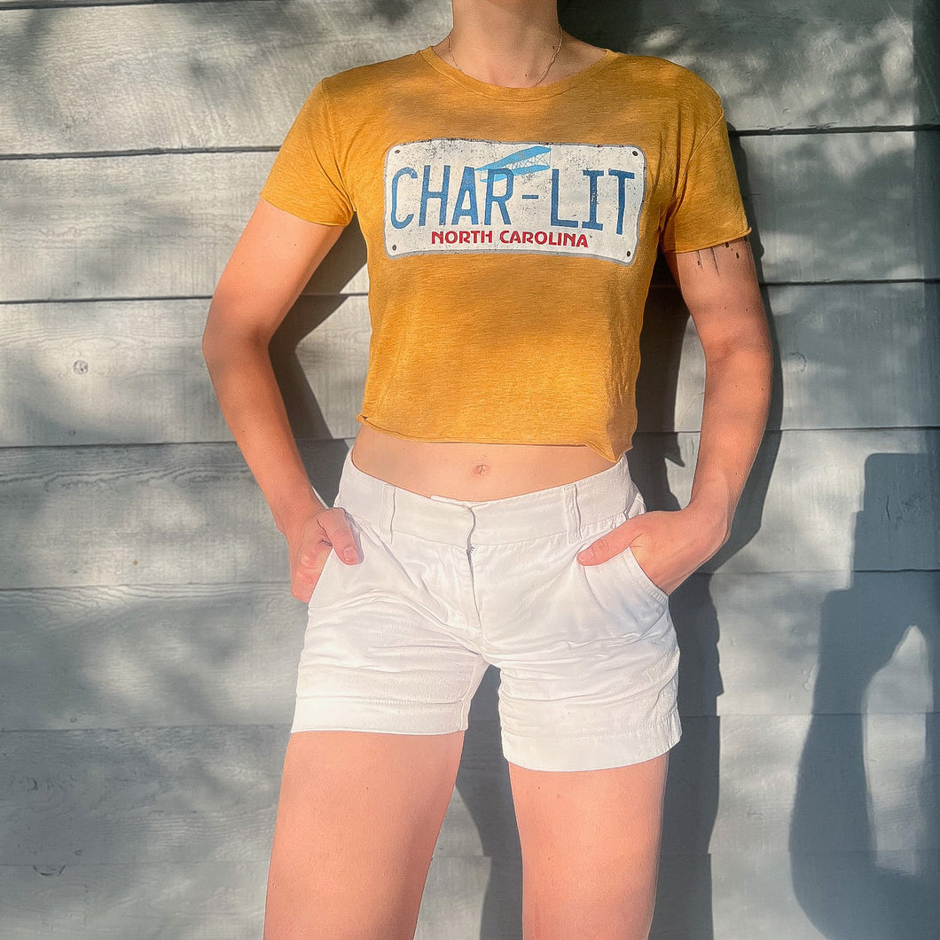 Support Local Apparel - Char-Lit Crop Top