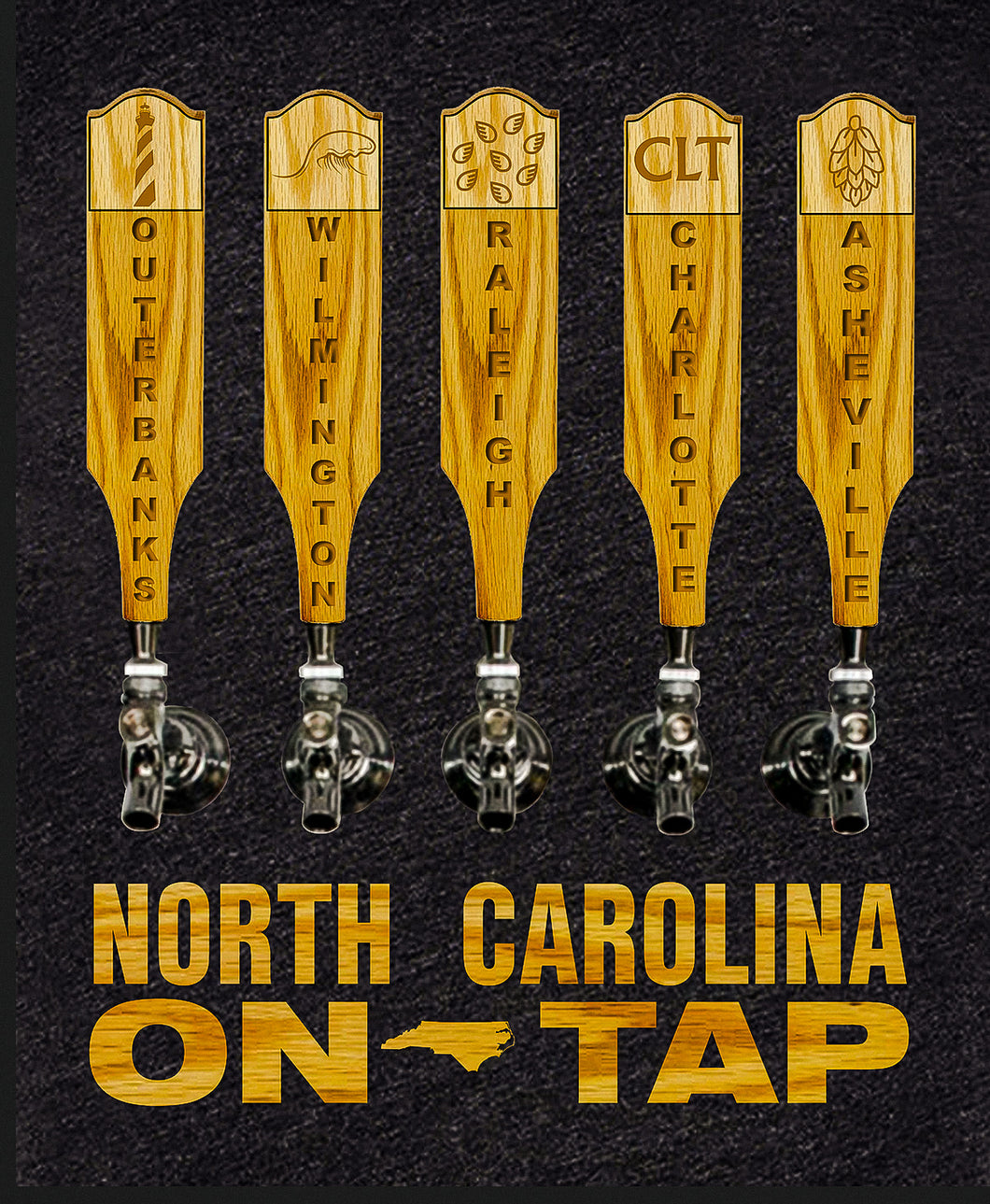 Support Local Apparel - NC on Tap T-shirt