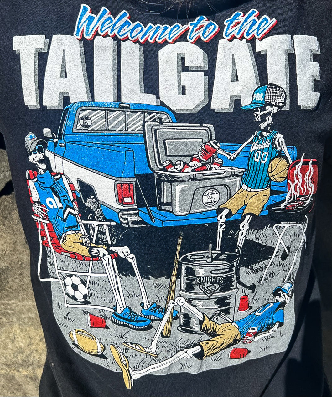 Support Local Apparel - Welcome to the Tailgate T-Shirt