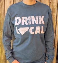 Load image into Gallery viewer, Drink Local Blue Longsleeve
