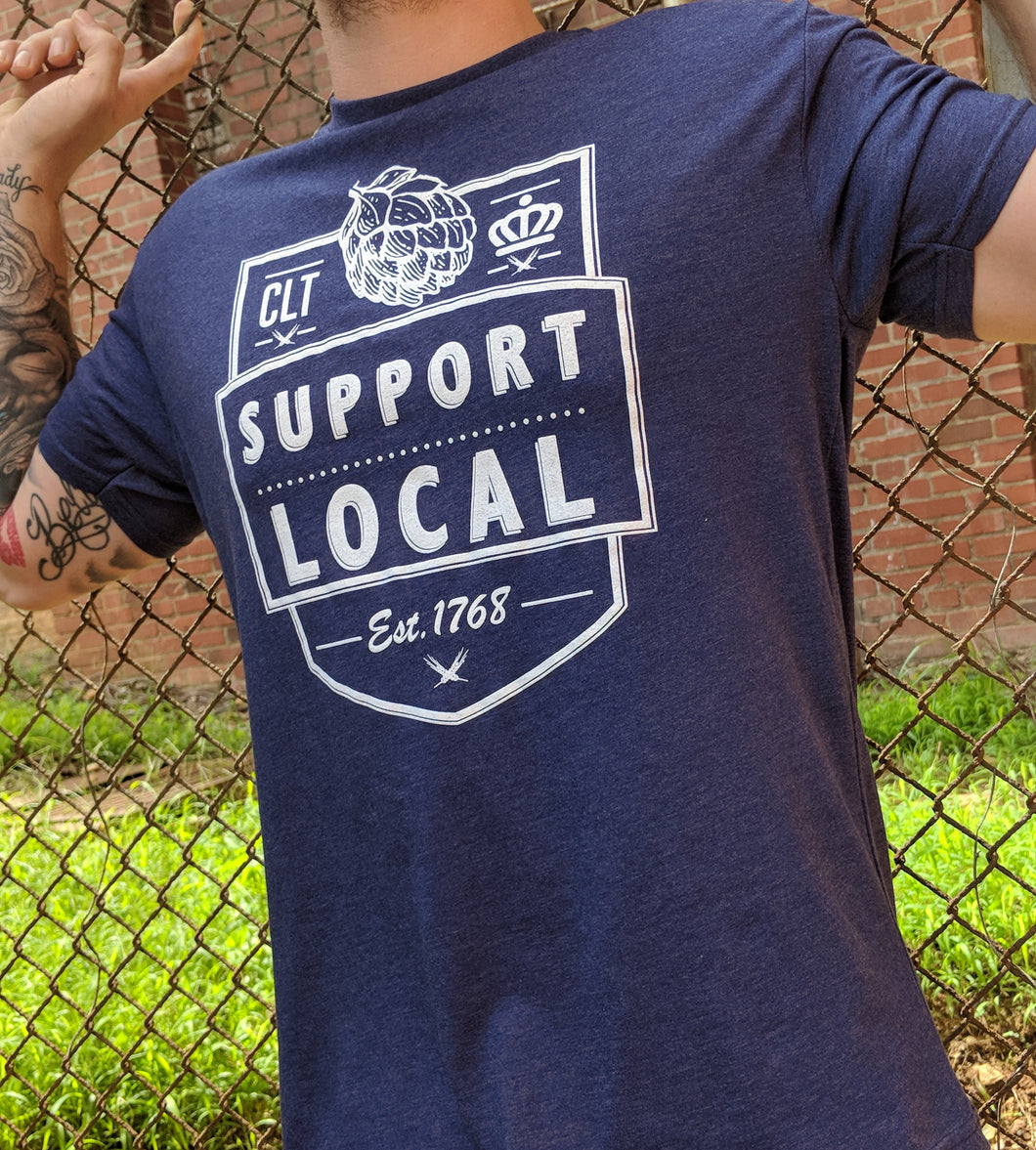 Support Local Flagship - Purple T-Shirt